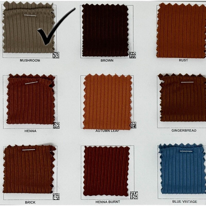 1 Yard Soft 4x2 Yummy Brushed Rib Knit Fabric for Tops, Dresses, Loungewear 58/60'' Inches Wide