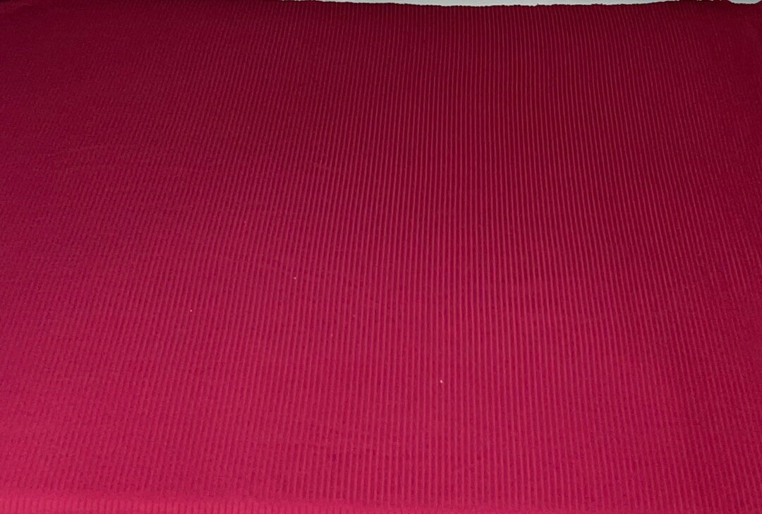 1 Yard 4x2 Rib Knit Solid Fabric Stretchy Durable Soft 52"-53" Inch Width