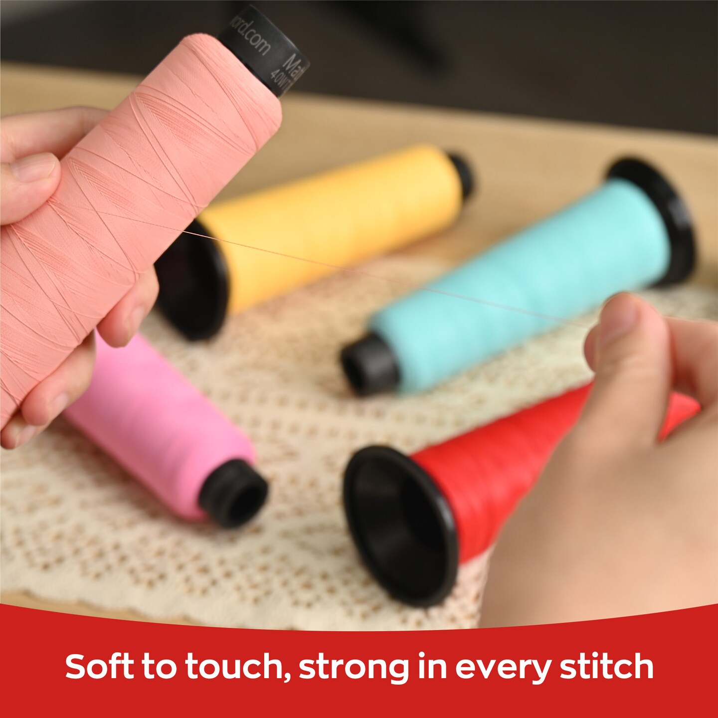 Richword Selected Matte Embroidery Thread, 40WT Polyester, 2500M (2734Y) Cones, 20 Colors, Smooth Non-Shiny Finish for Embroidery Machines