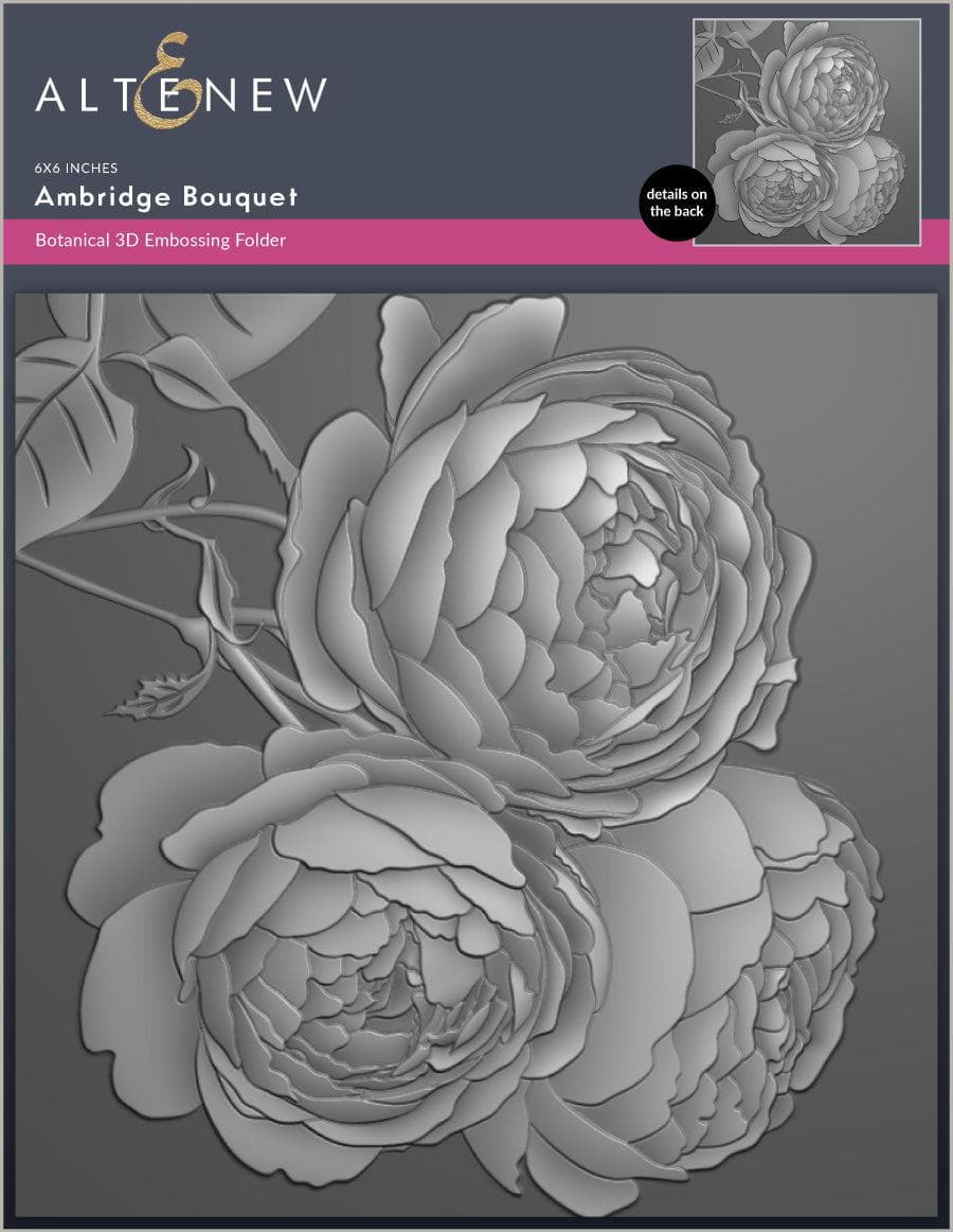 Retired - Ambridge Bouquet 3D Embossing Folder | Michaels