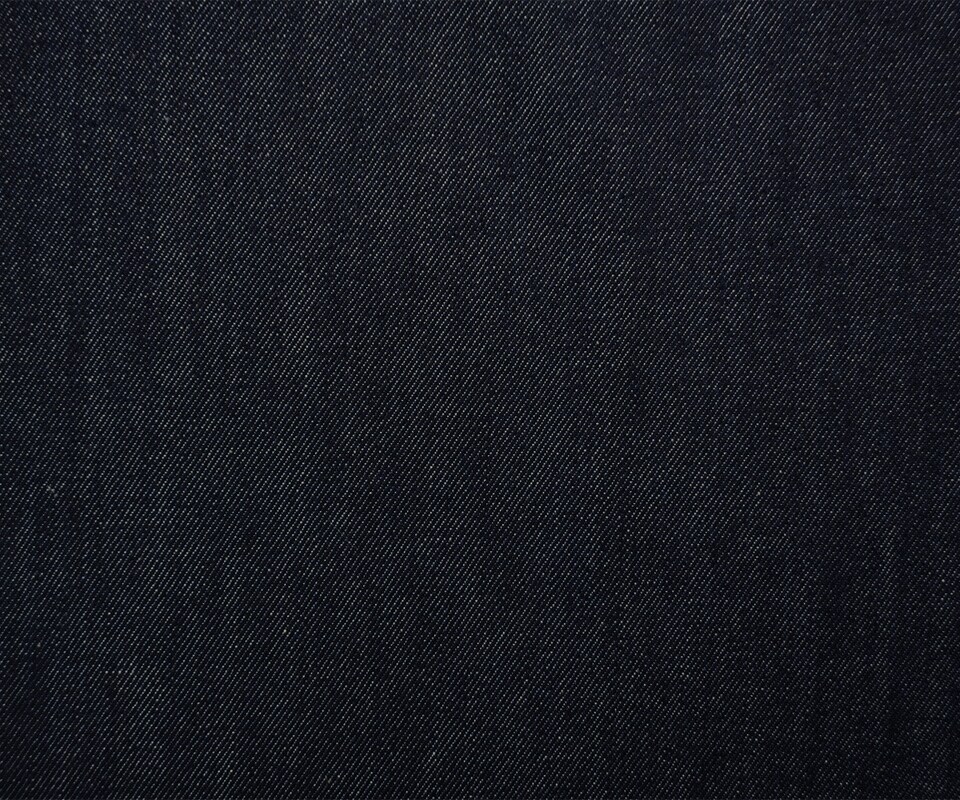 Deep Navy Blue 9 oz. Cotton Denim Twill Woven Fabric By the Yard