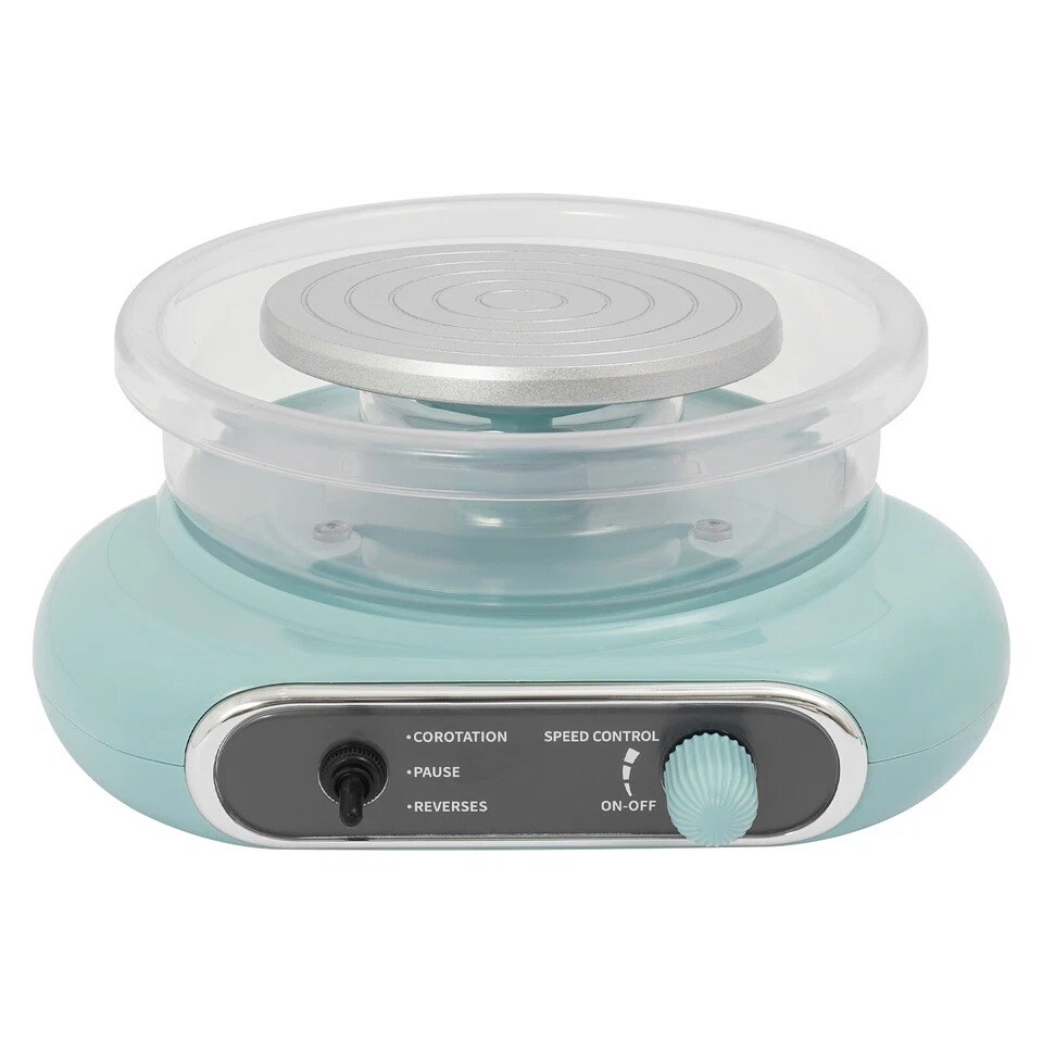 Mini Electric Pottery Wheel Machine – 200RPM Ceramic Wheel for Clay Craft & DIY