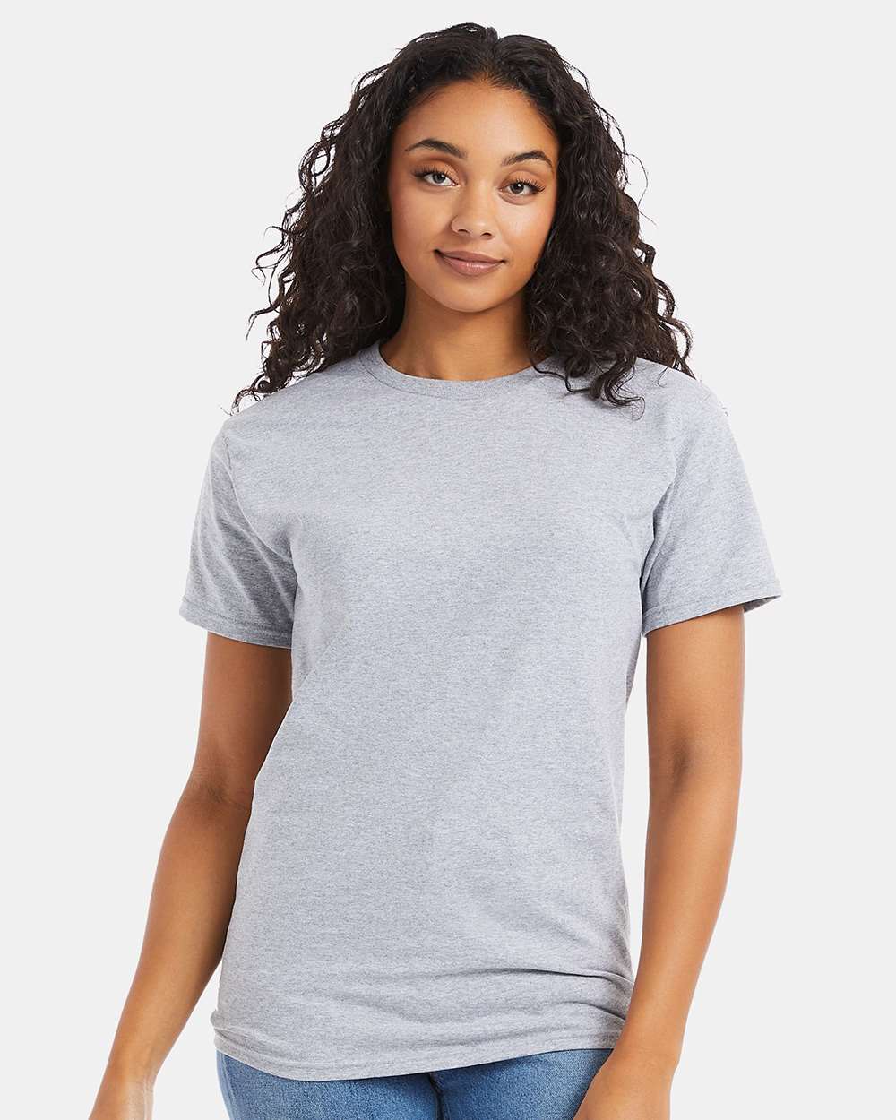 Hanes Unisex Essential Midweight Cotton Classic Fit Crewneck T Shirt For Casual wear