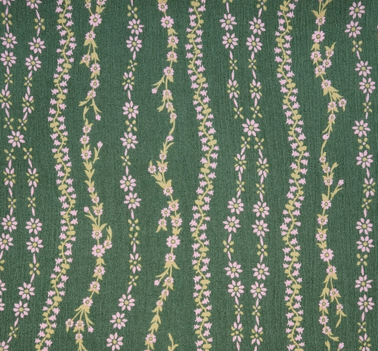 1 Yard Soft Crinkle Rayon Fabric in Dark Ivy – Lightweight, 50/52” Width