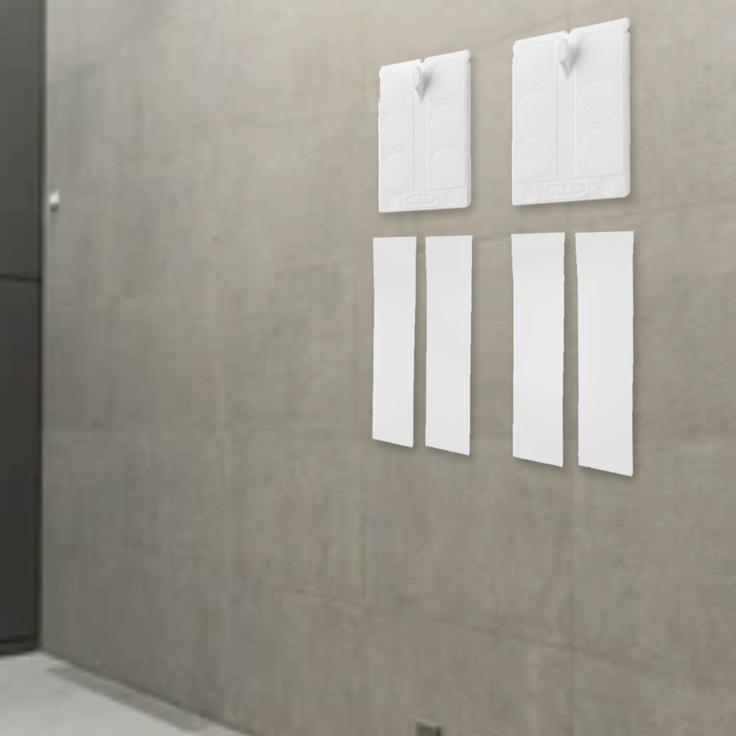 White Adhesive Hook for Frames – No-Drill Wall Hanging Solution