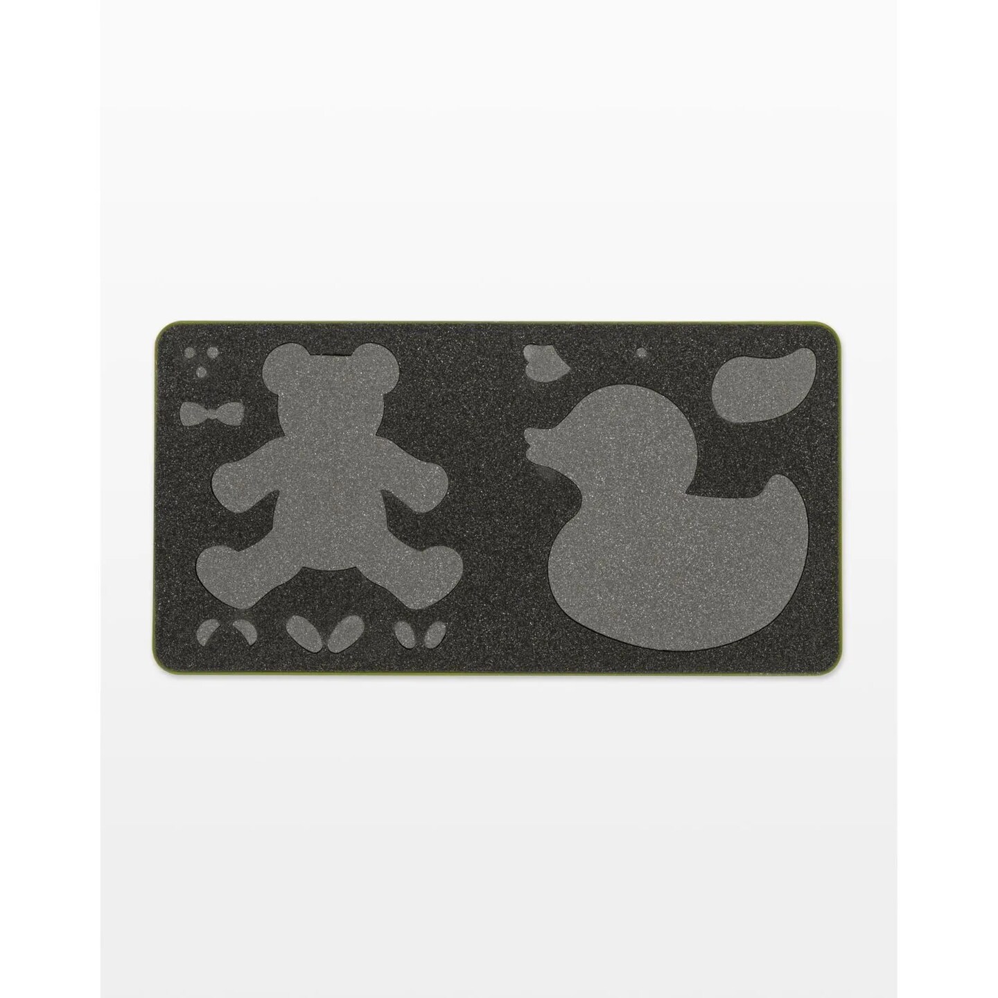 GO! Baby Baby Die by AccuQuilt – Teddy Bear & Duck Appliqué Shapes, Fabric Cutting Die, 5" x 10"