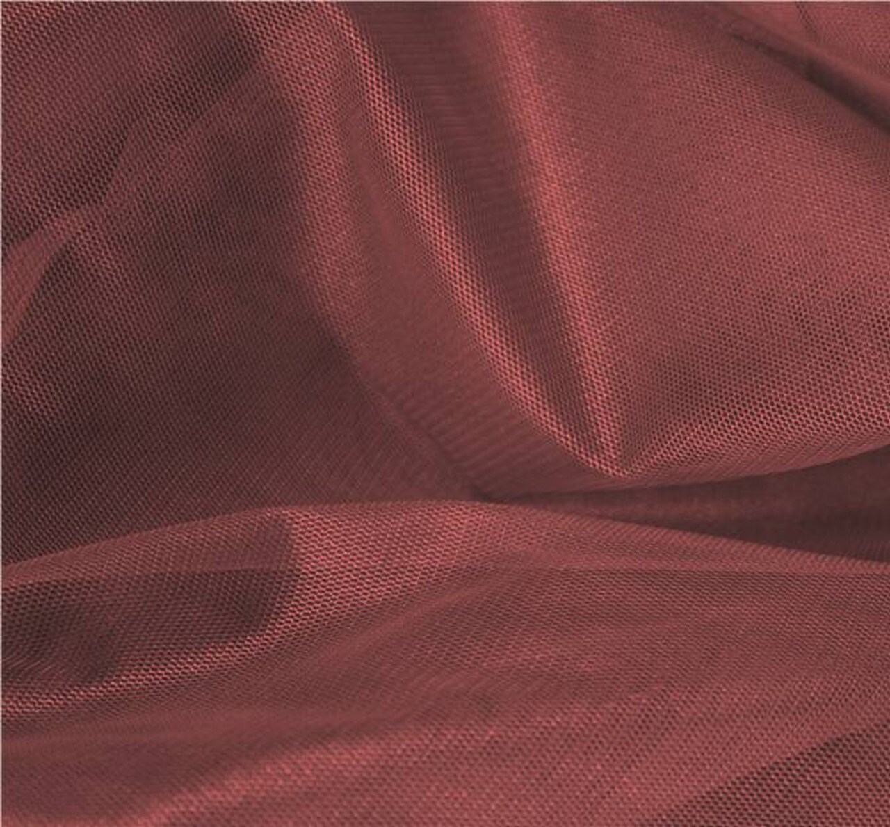 1 Yard Elegant Red Metallic Foil Mesh 58/60" Wide Sheer Fabric for Apparel & Crafts