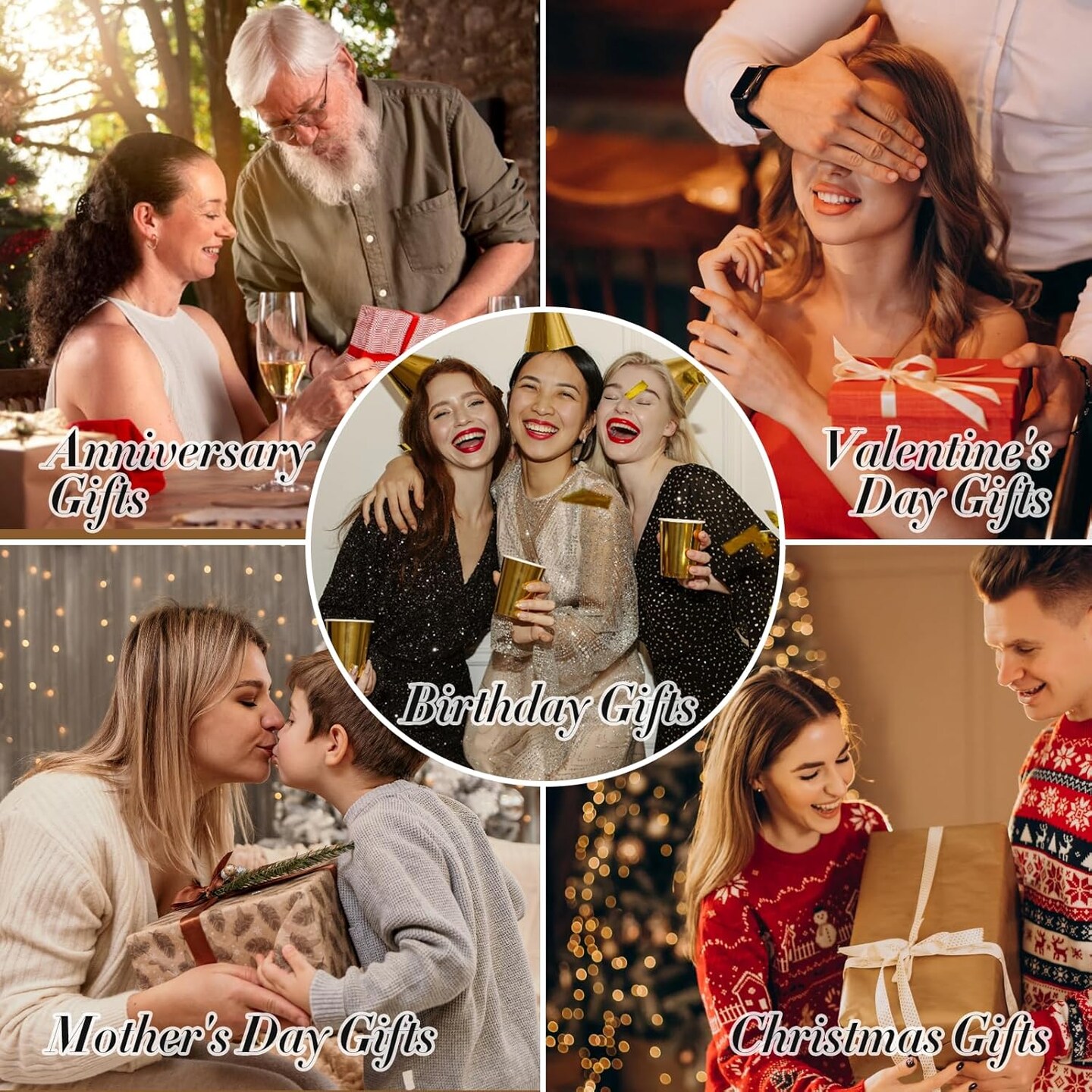 Preserved Rose Flower Gifts with Necklace - PINK