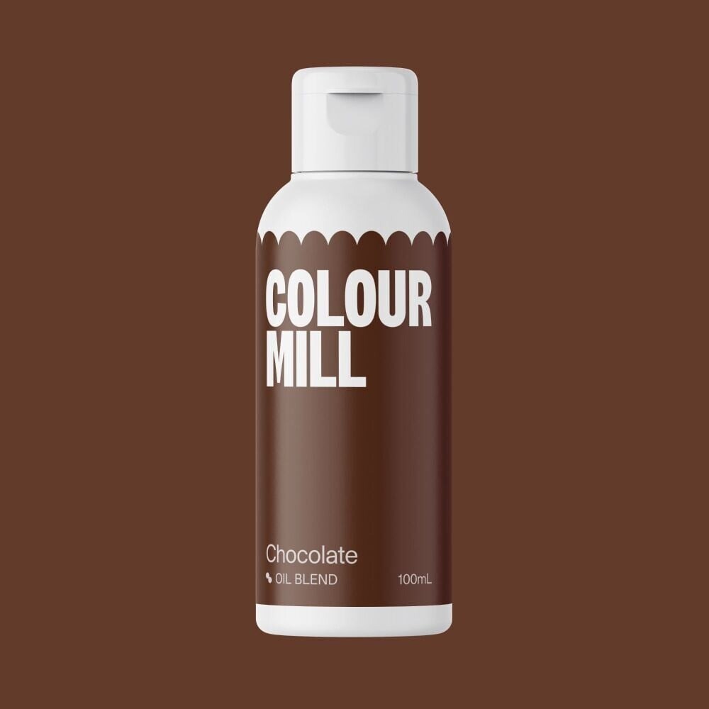 Premium 100ml Chocolate Oil-Based Food Coloring for Rich Cake Gel Buttercream Halal