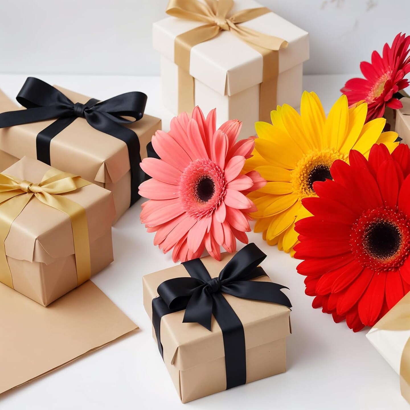 Gold Satin Ribbon - 1 1/2inch, 25 Yards (Champagne Gold) 1.5"L x 1.5"W