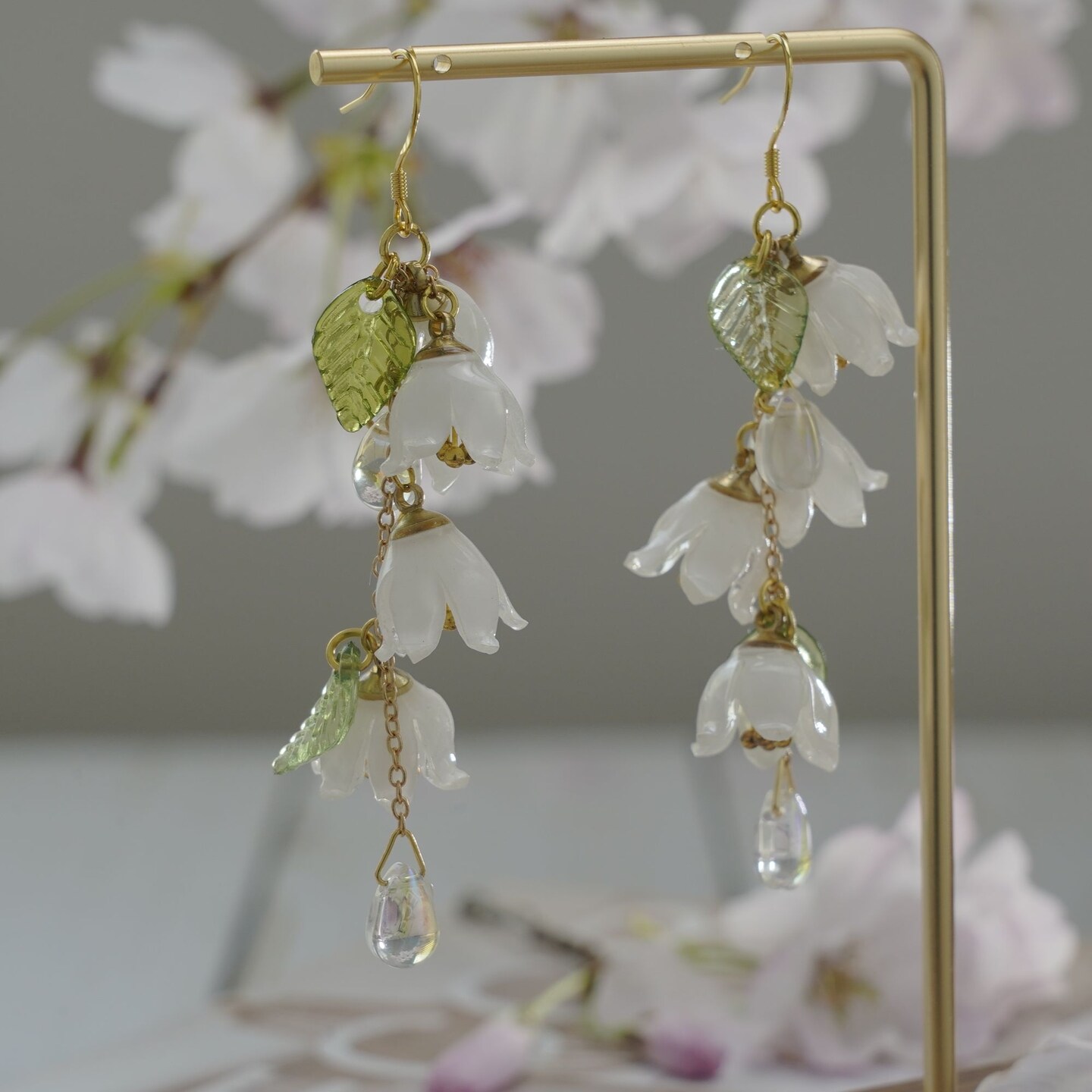 Luxury Lily of the Valley Earrings | MakerPlace by Michaels