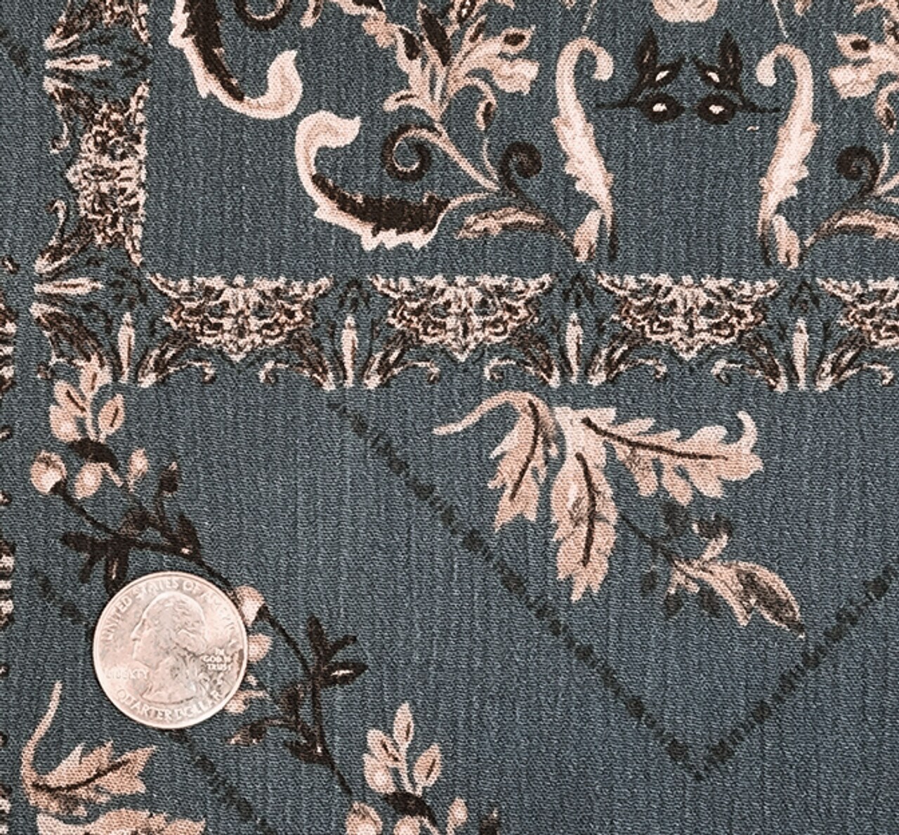 1 Yard Rayon Crinkle Crepon Titan Apparel Fabric, 50/52" Wide Lightweight Woven Material