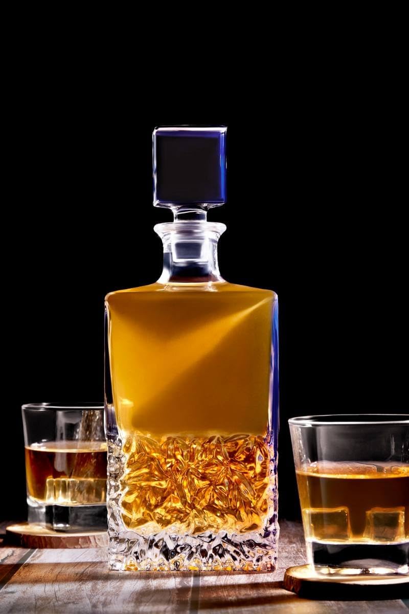 makerflo Whiskey Decanter - Rectangle - 800ML