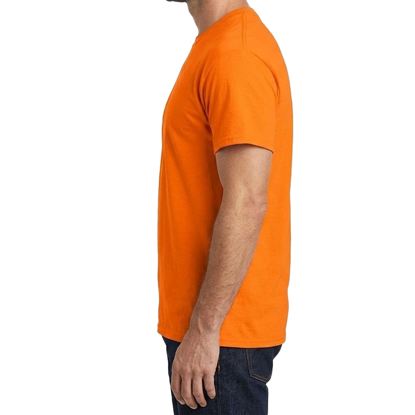 Gildan High Visibility Heavy Cotton T-Shirt , Safety Orange Workwear Craft Multi Pack Shirt
