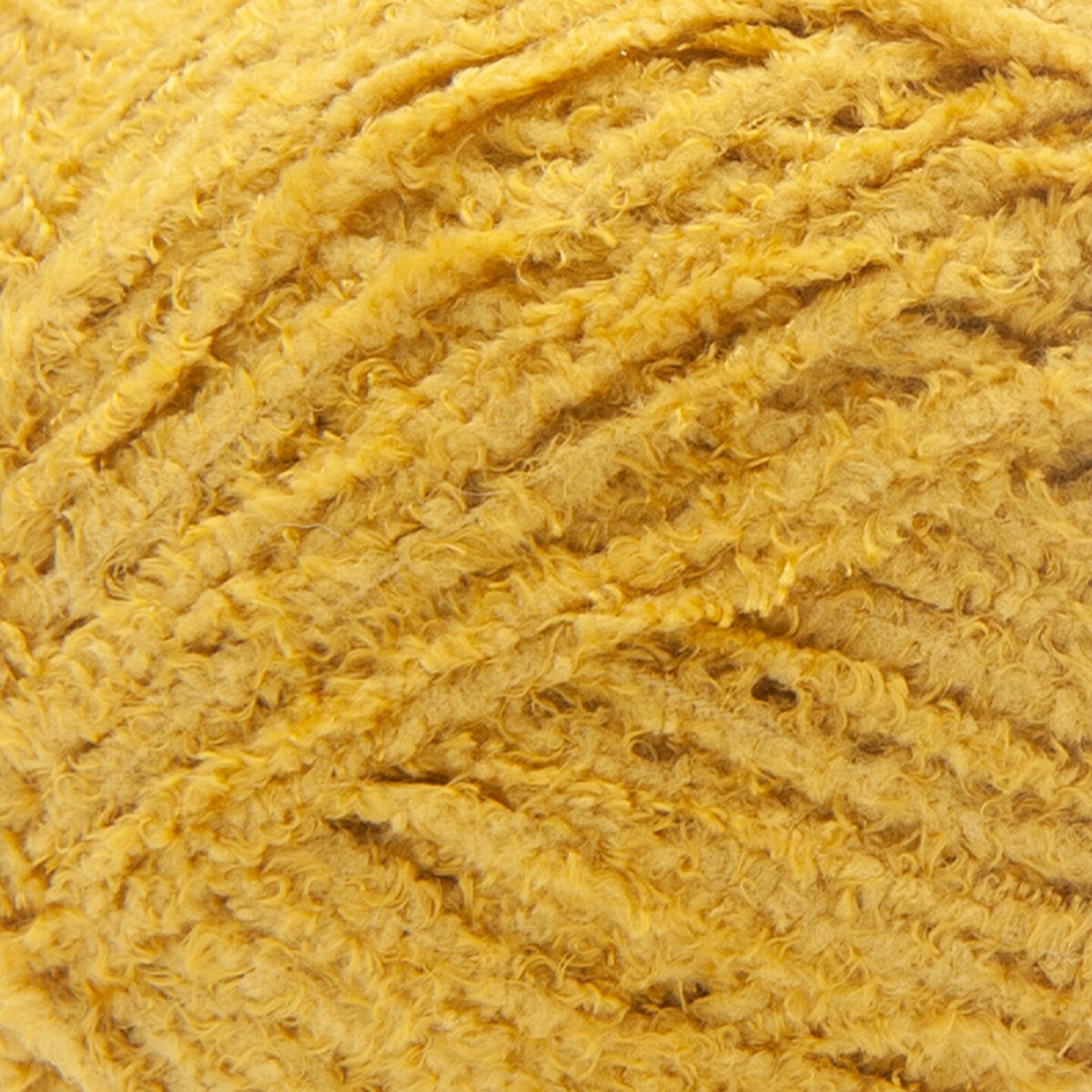 Lion Brand Yarn Chenille Appeal Harvest Gold Medium Polyester Yellow Yarn 12 Pack