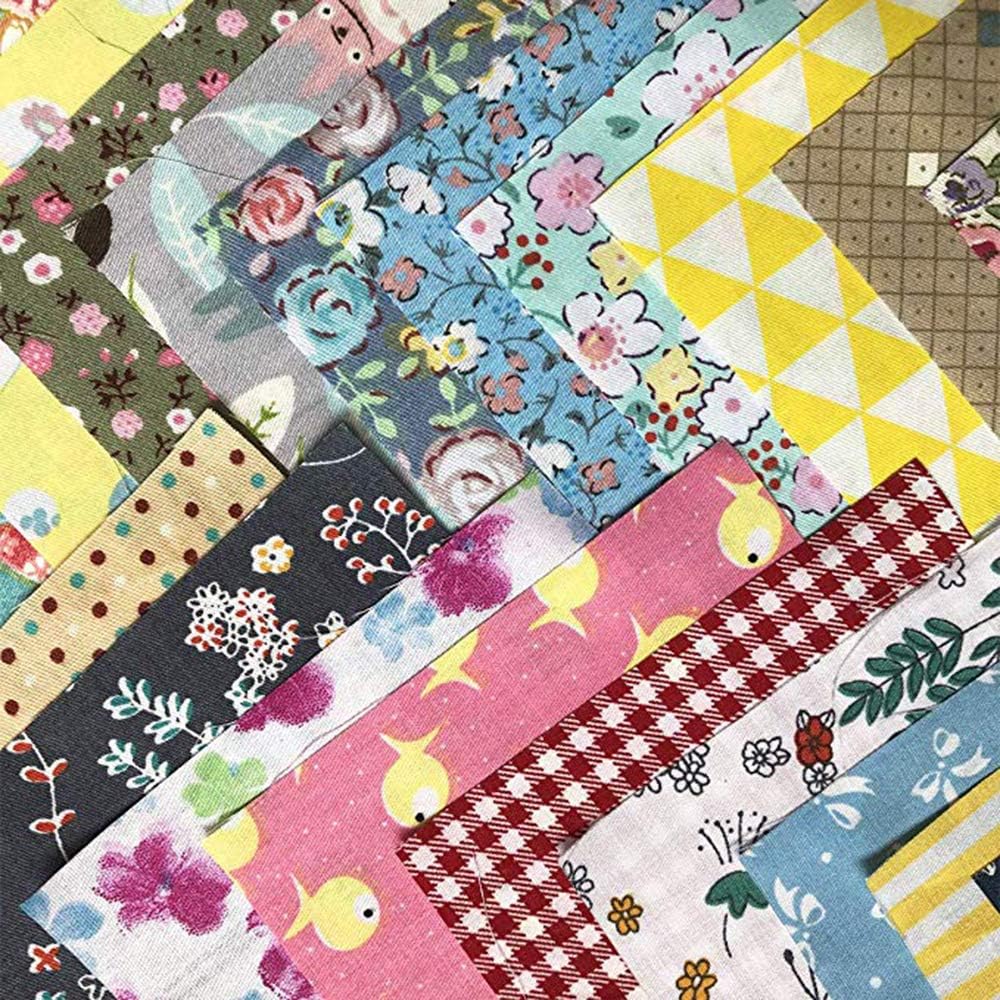 150pcs Cotton Fabric Squares Bundle – 4" x 4" Pre-Cut Quilt Squares for Patchwork, DIY Sewing, Quilting & Craft Projects