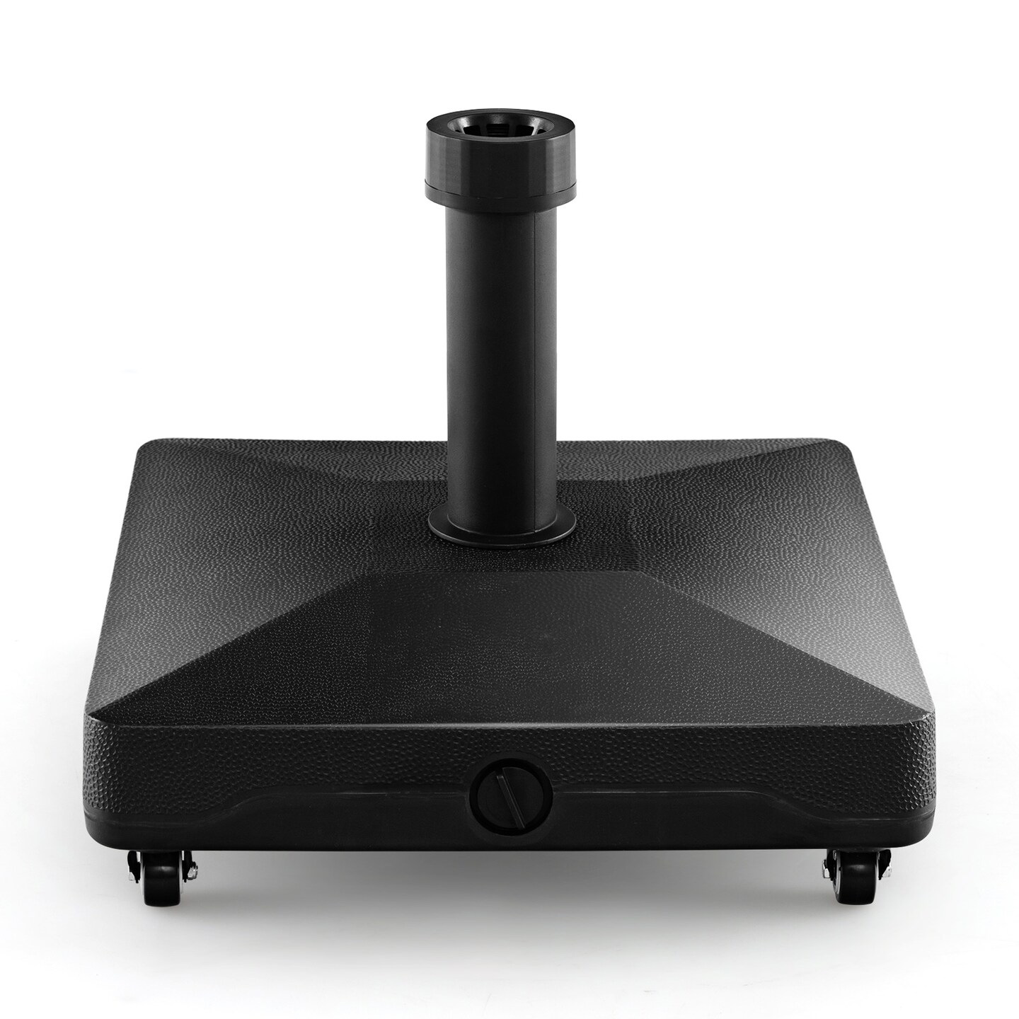 Heavy-Duty Mobile Umbrella Base with Wheels – Fillable Stand for 1.25" to 1.9" Poles