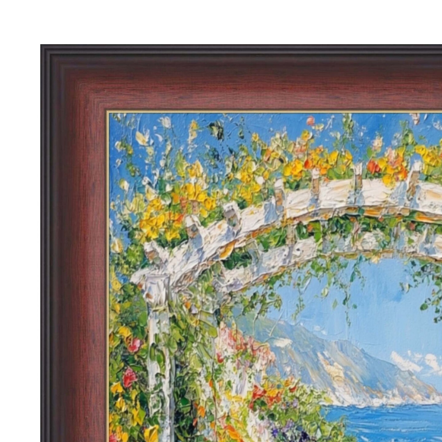 Diploma Mahogany With Gold Line Picture Frame 12x14 frame