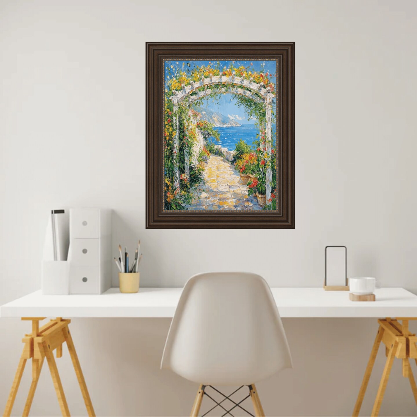 Traditional Scoop Bronze Picture Frame 20x30 frame