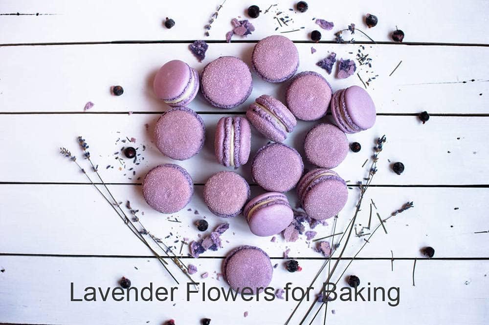 Dried Lavender Flowers, Food Grade Lavender, Dried Lavender for Tea, Baking, Baths, Wedding Decoration, Fresh Fragrance 4 Ounces Reasealable Kraft Bag