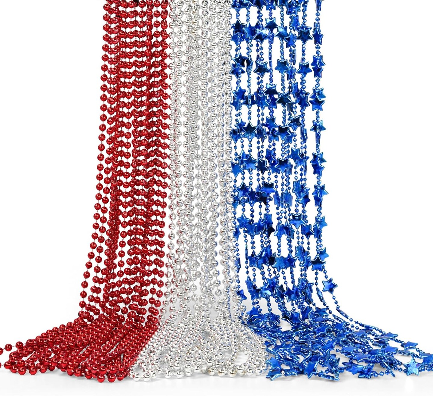 4th of July Beaded Necklace