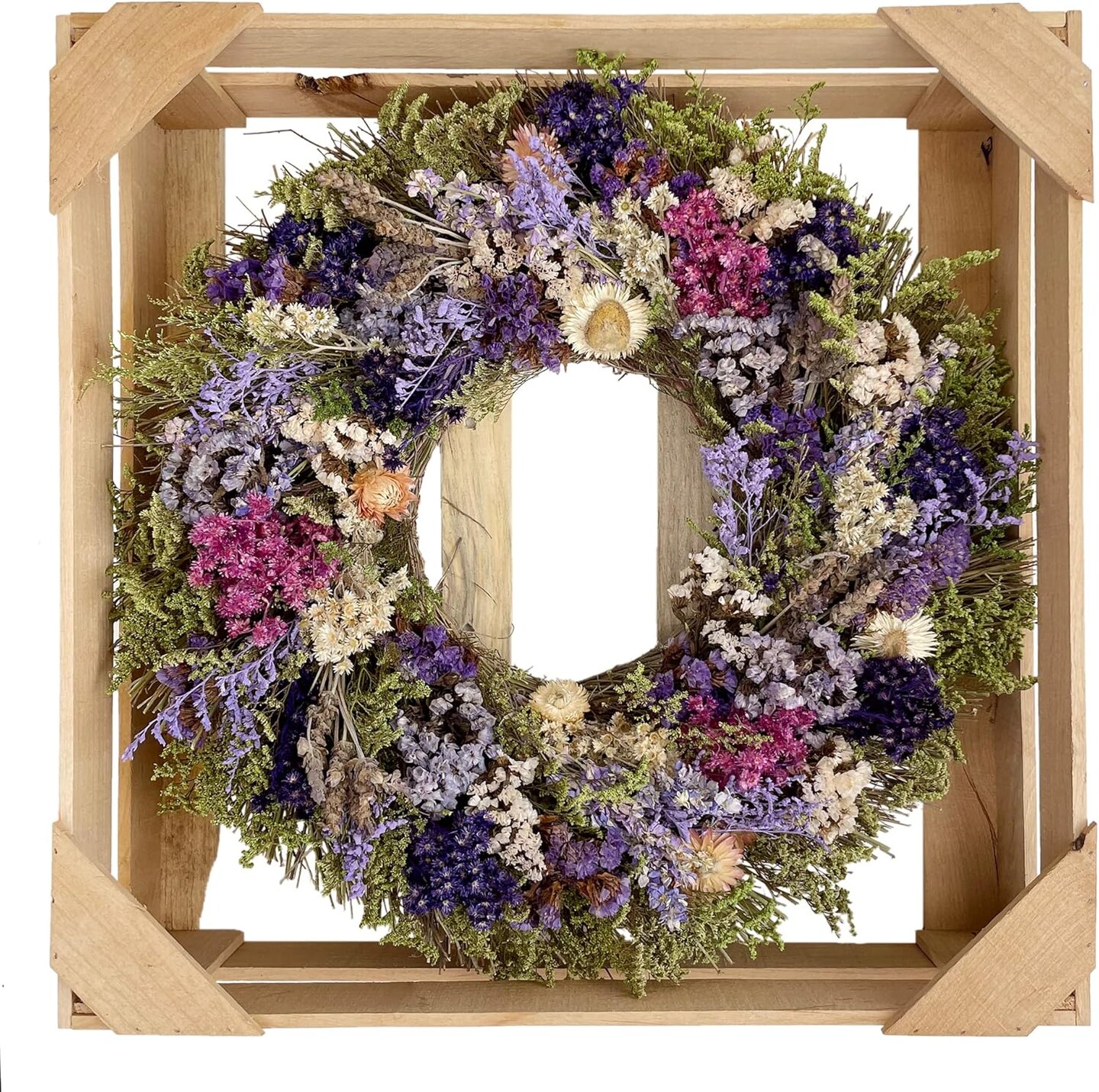 Natural Botanicals &#x26; Dried Flowers Wreath (Spring Floral)