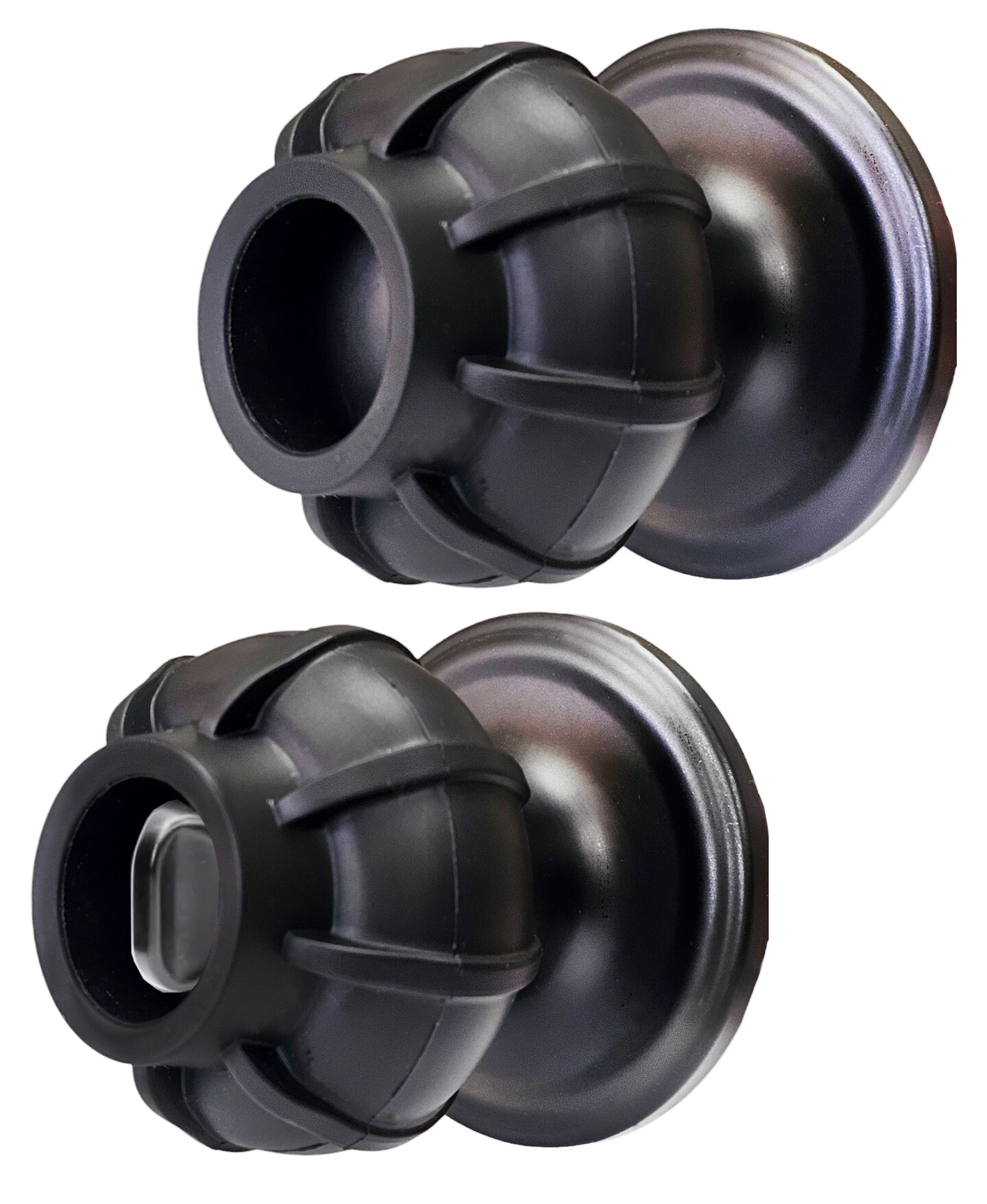 Enjoy Cover | Door Handle Grip Doorstop Knob Stopper Cover, Set of 2 Door Knob Grips Universal Size Protects Walls from Dents and Damage