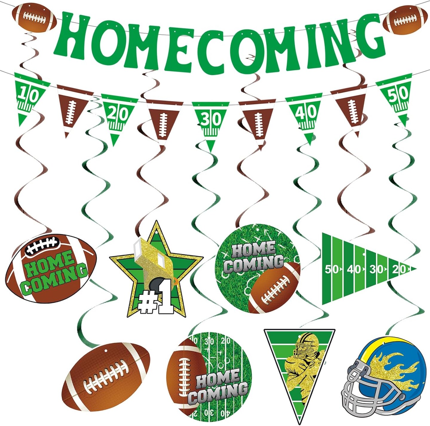 10Pcs Pre-Strung Homecoming Party Decorations