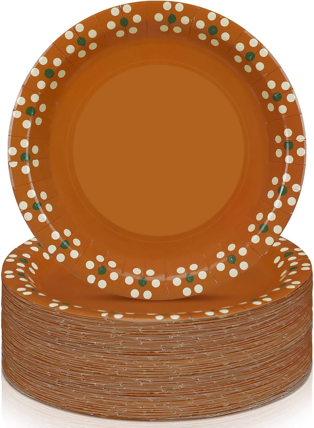 Platos De Barro Mexicanos Mexican Paper Plates Mexican Dinnerware Terracotta Flower Clay Pottery Plates Party Supplies Birthday Wedding Party Decorations(9 Inch,50 Pcs)