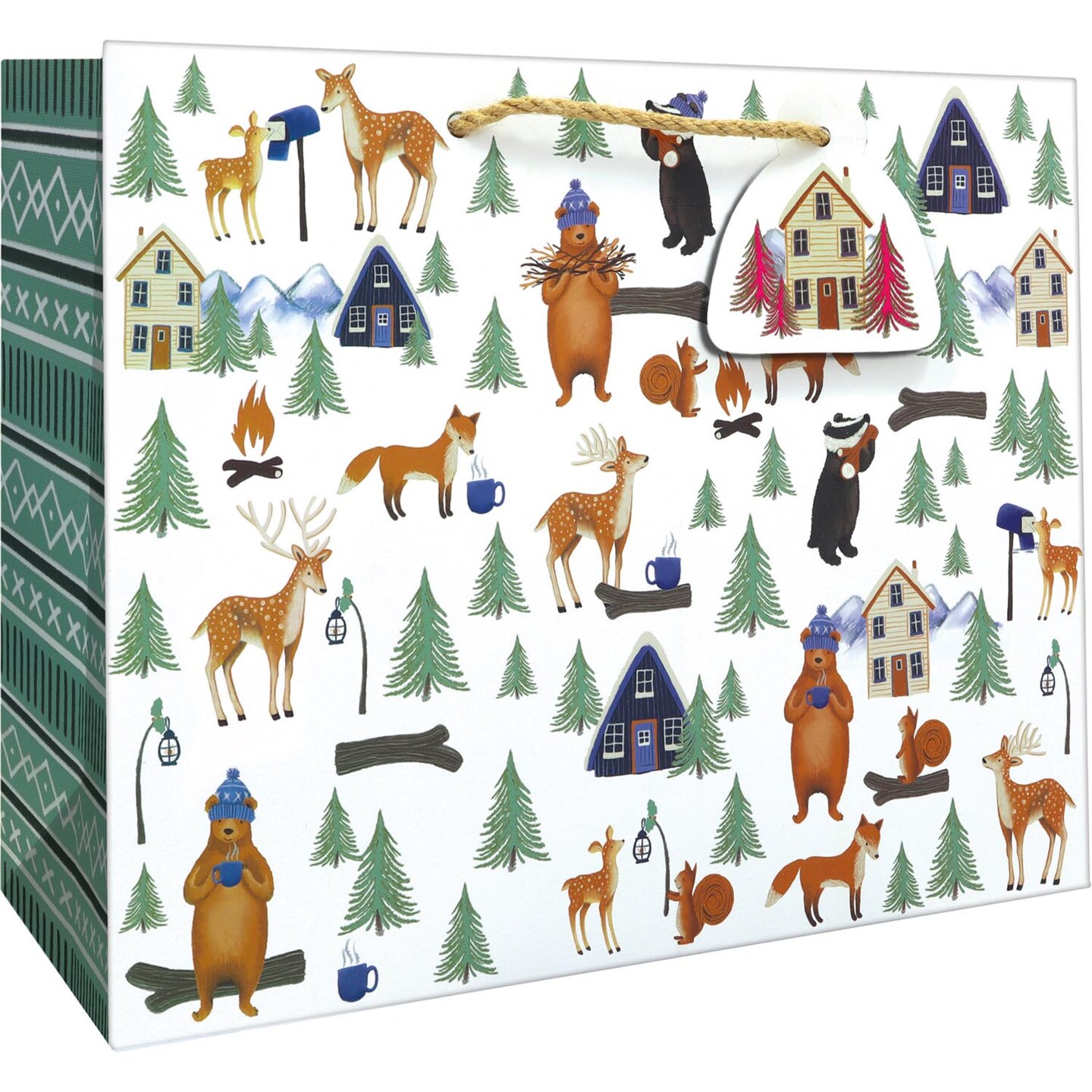 Pack/6: Winter Fairytale Gift Bag - 12-1/2 x 5 x 10&#x22;