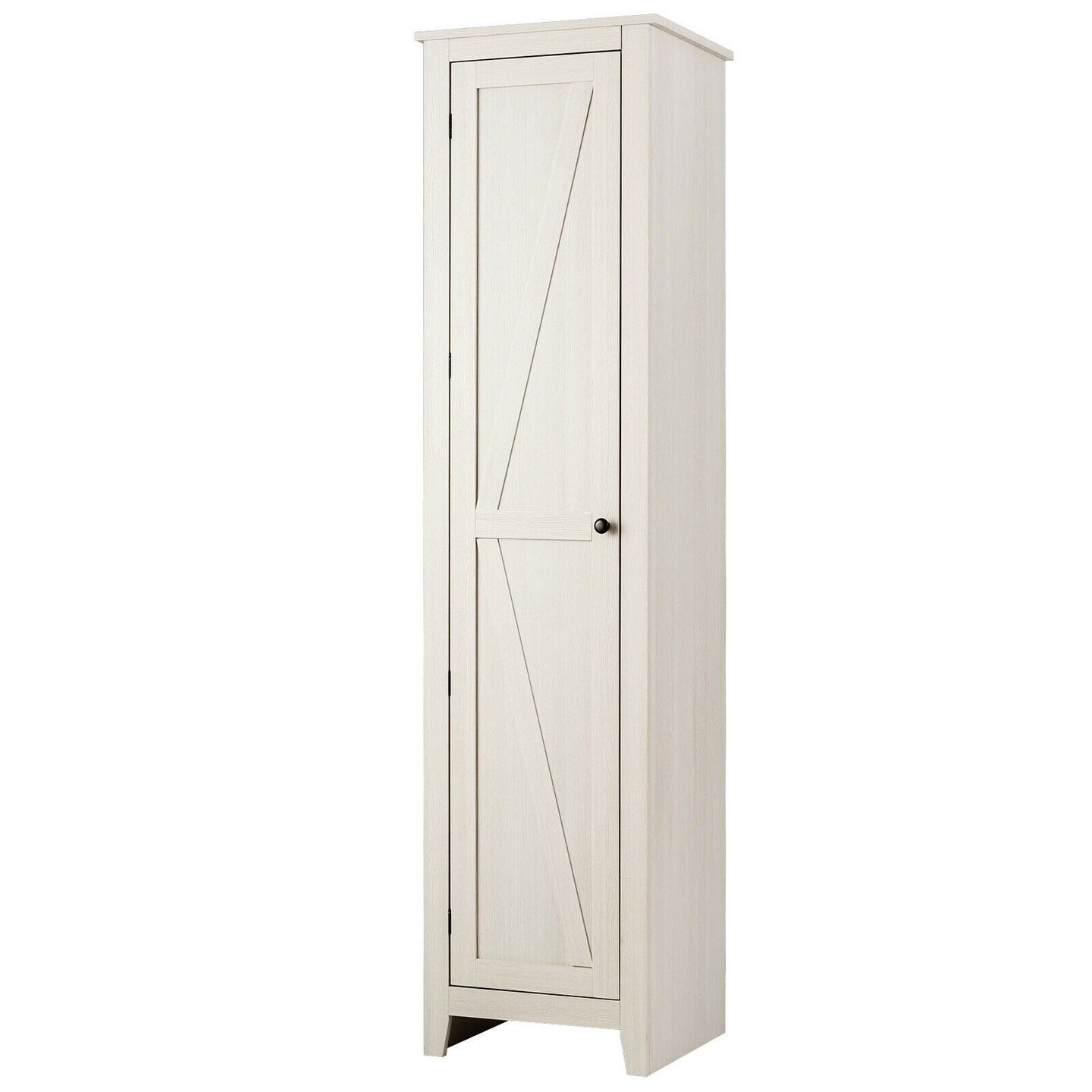 MDF Linen Tower Bathroom Storage Cabinet with 4 Shelves