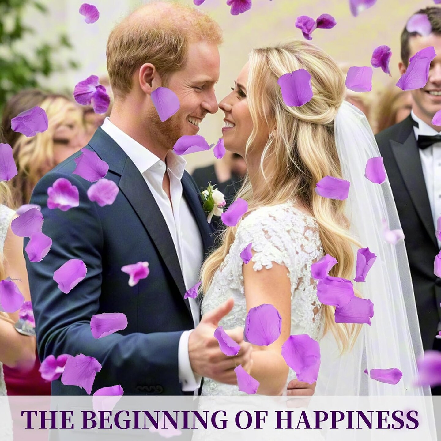 180 PCS Real Purple Rose Petals for Wedding, 1.76oz Dried Flower Petal for Flower Girl to Throw, Romantic Night Baby Shower Proposal