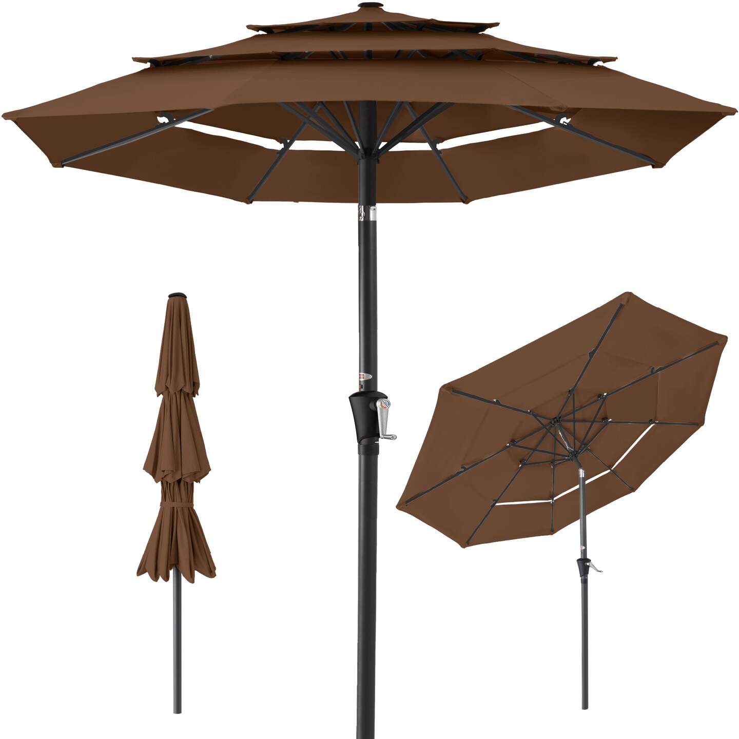 4 sided patio umbrella Custom Patio Umbrella (4-Panel)