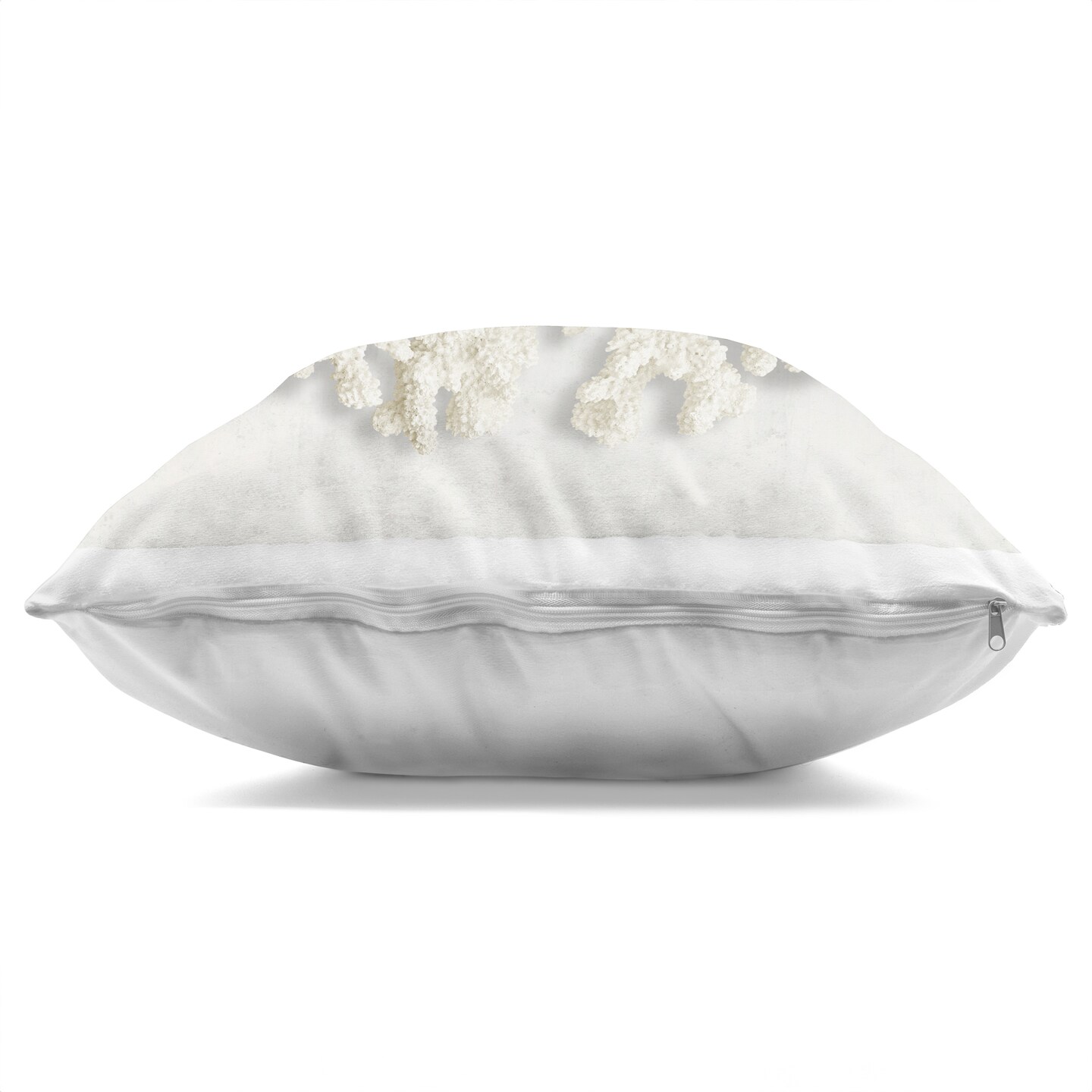Stupell Industries Aquatic Neutral Coral Decorative Printed Pillow design by Caroline Kelly, 18 x 7 x 18