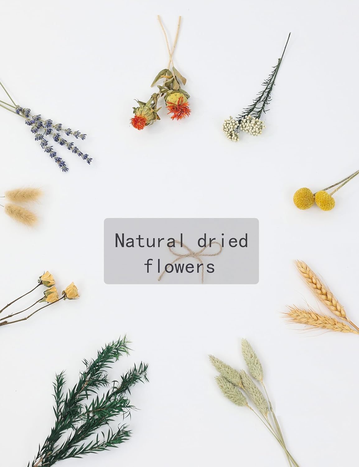 DIY Natural Dried Flower Set, Bulk Dried Flowers, Dried Flowers with Stems, Handmade Dried Flowers Ideas, DIY Flower Set, Dried Flower Bouquets, Table Centerpiece Mini Dried Flowers