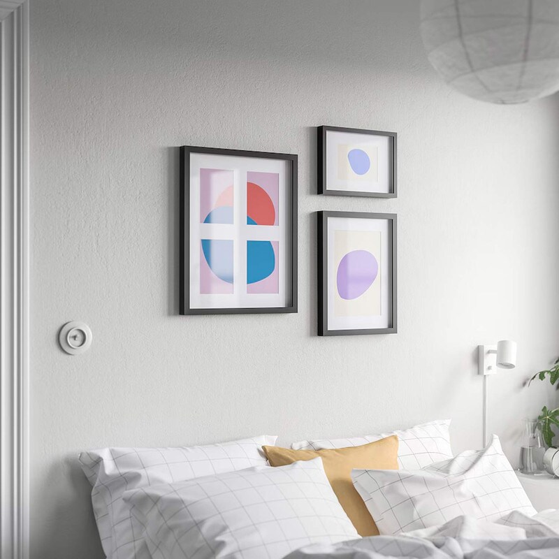Black Frame for 4 Pictures 15 &#xBE;x19 &#xBE;&#x22;