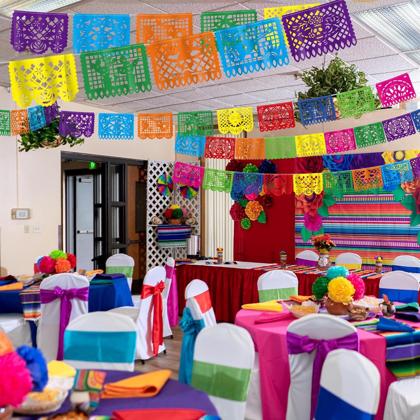 Fiesta Party Decorations, 4 Pack Cinco De Mayo Banner