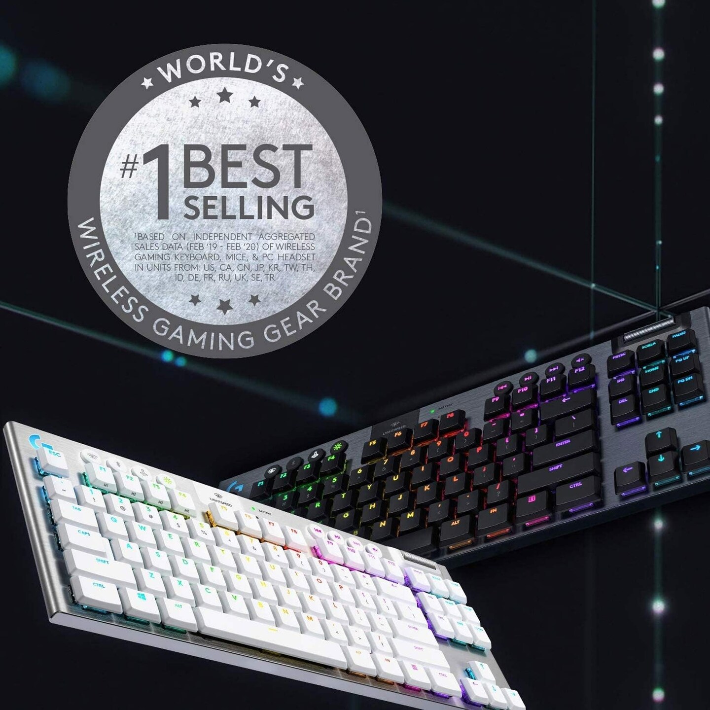 Logitech G515 TKL Wireless Gaming Keyboard Black