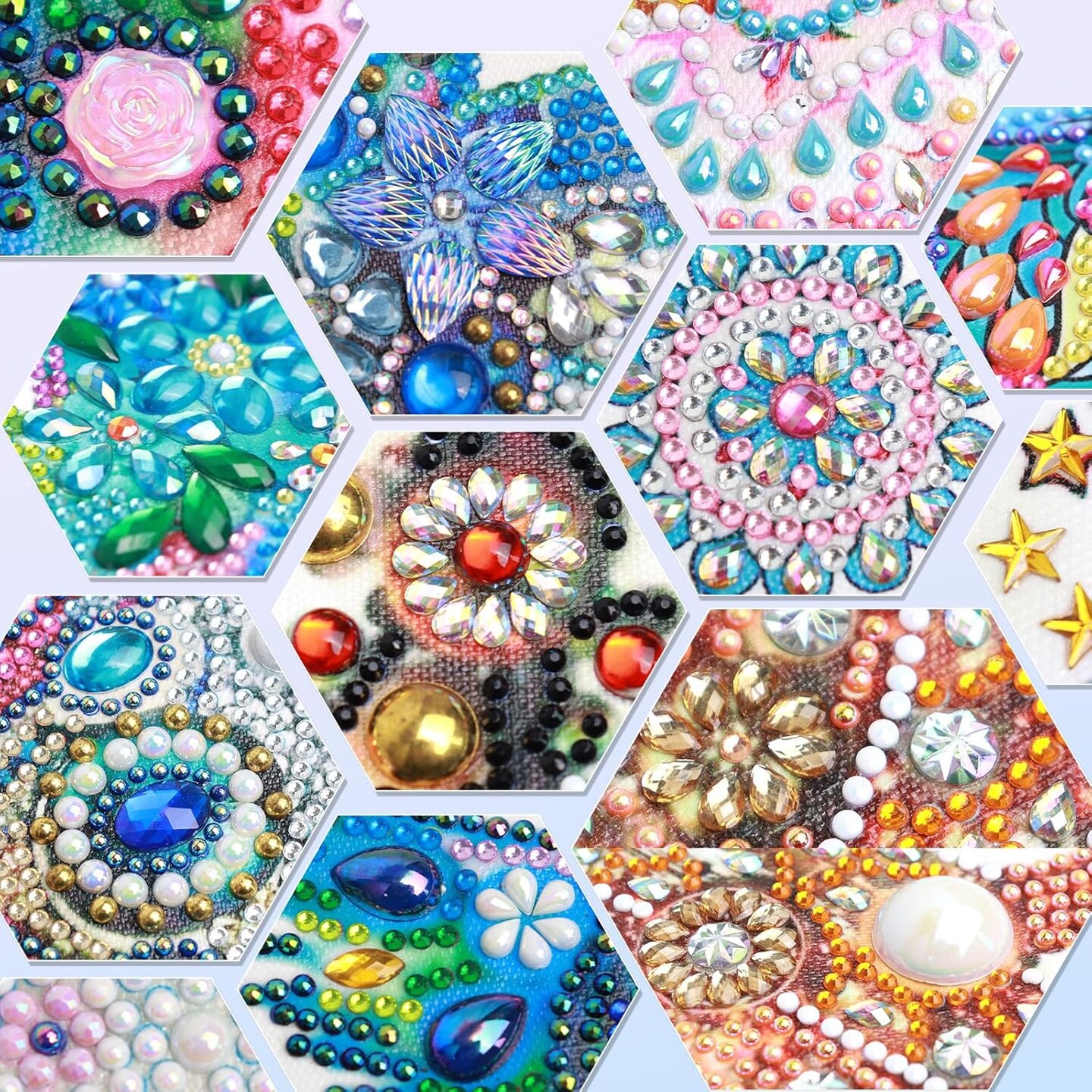 Diamond Art Painting Kit, DIY Colorful Butterfly 5D Special Shape Crystal Diamond Partial Diamond Art Painting Mosaic Making Craft, Suitable for Home Wall Decor Art Holiday Gift