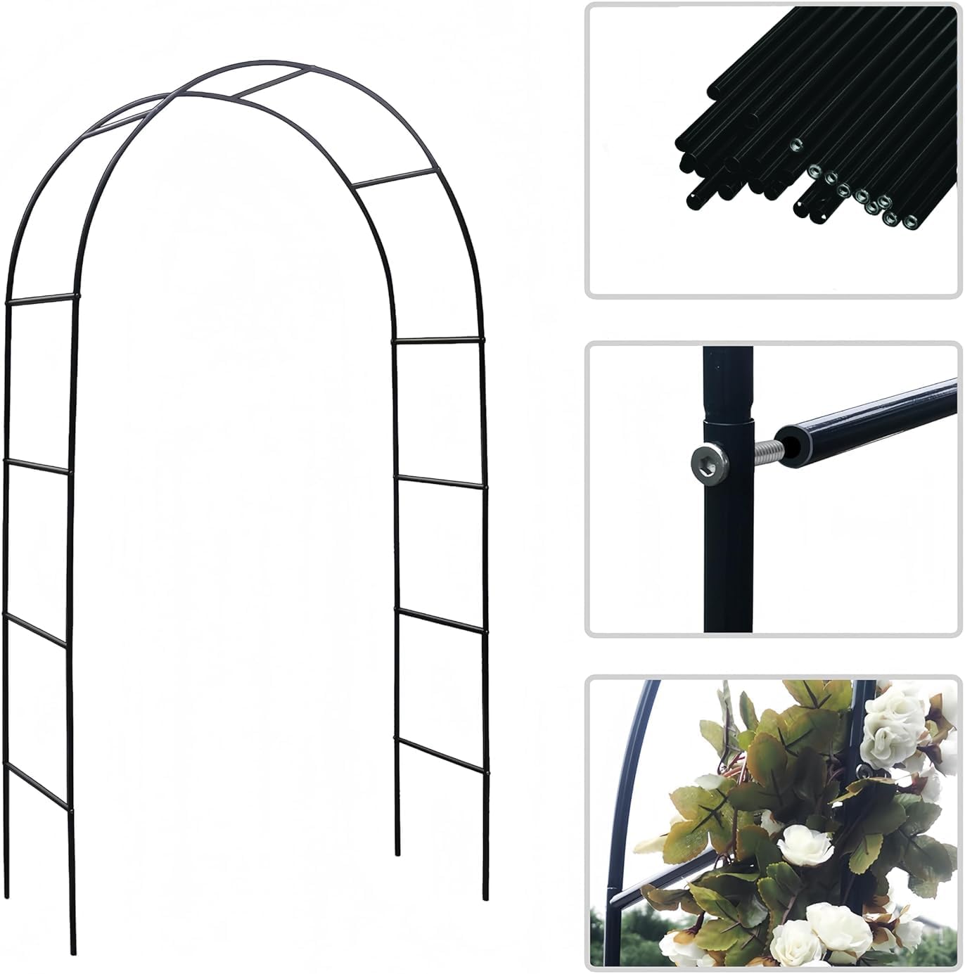 Outdoor Flower Garden Arch Trellis