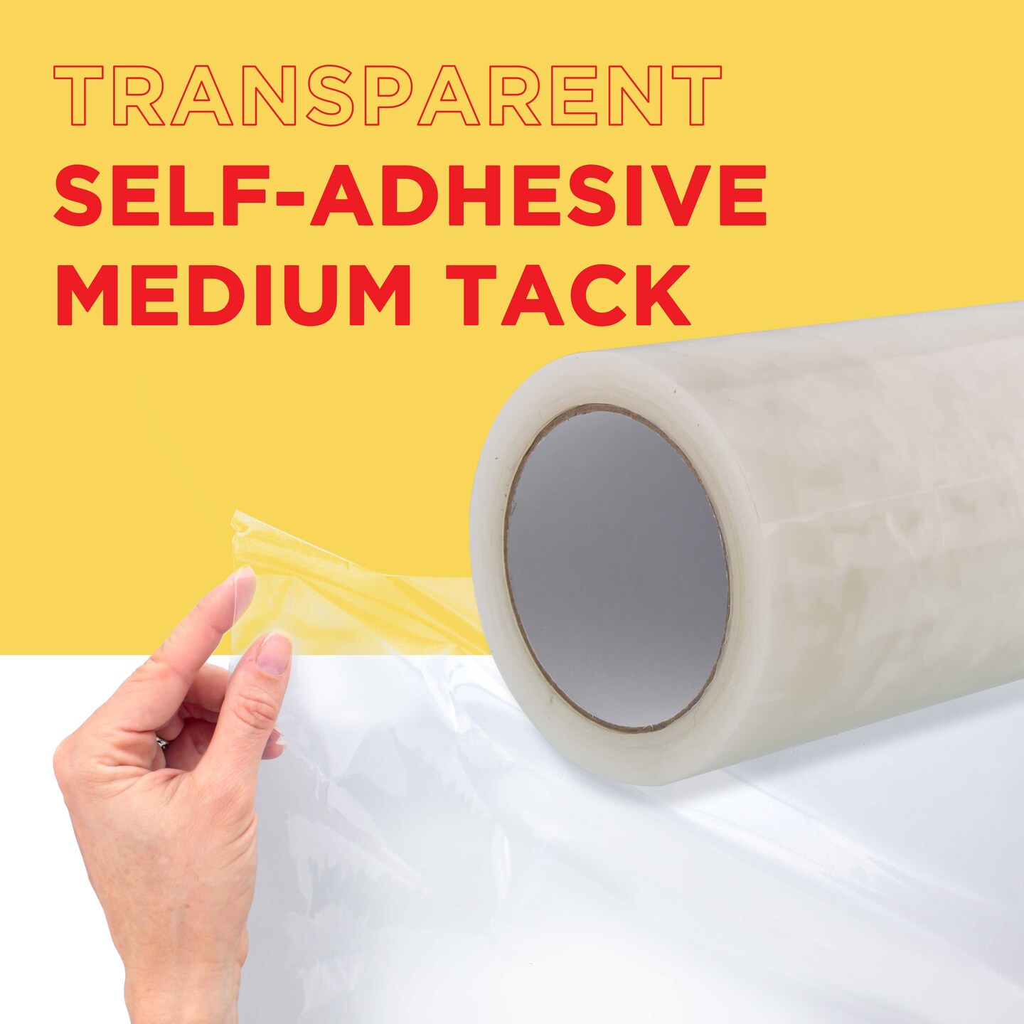 Custom Shop 18&#x22; x 150&#x27; Roll of Clear Masking Film/Frisket for Artists, Airbrush Graphics, Automotive - Tracing, Cutting Templates, Stencil Making