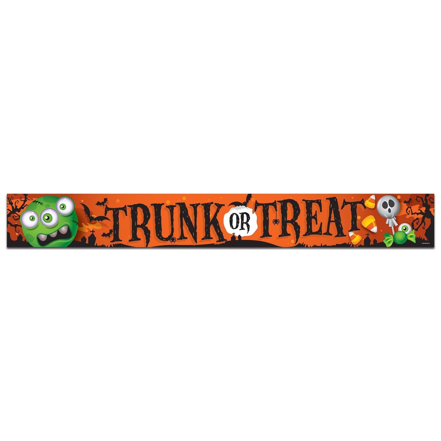 12 Pack Beistle Metallic Trunk Or Treat Banner