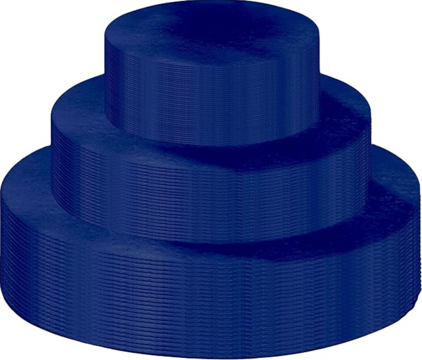 FabricLA Felt Plate Storage Dividers Protectors - 48 Pieces | Round Felt Plate Separators in 3 Sizes