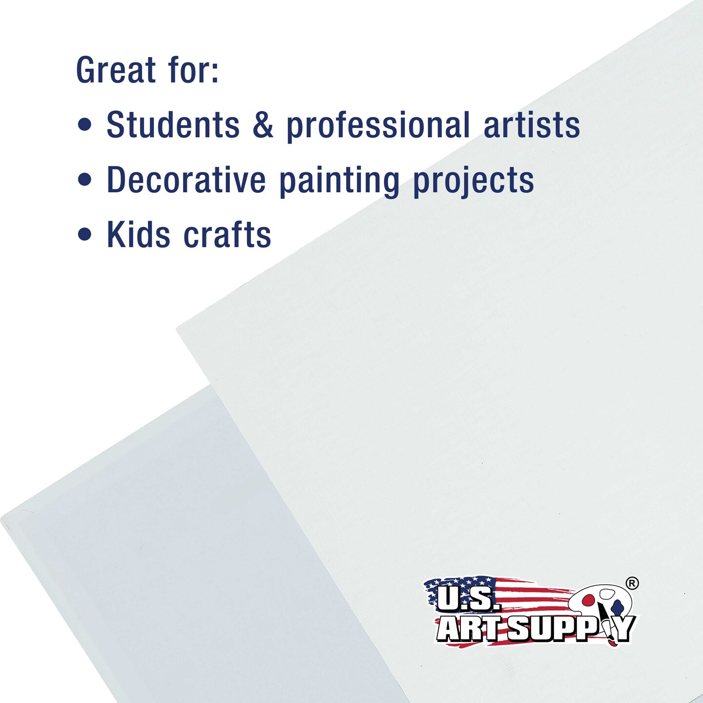 11&#x22; x 14&#x22; Professional Artist Quality Acid Free Canvas Panel Boards for Painting 12-Pack