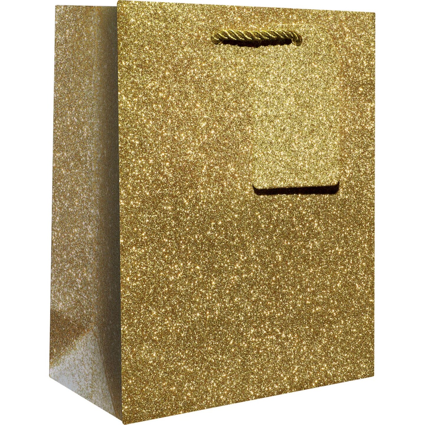 Pack/6: Gold Sparkle Gift Bag - 6 x 3 x 7-1/2&#x22;