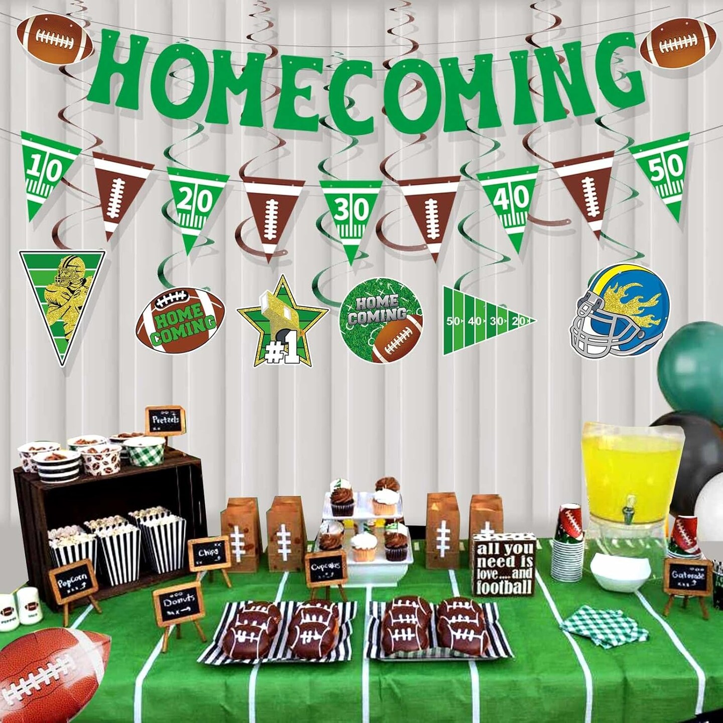 10Pcs Pre-Strung Homecoming Party Decorations