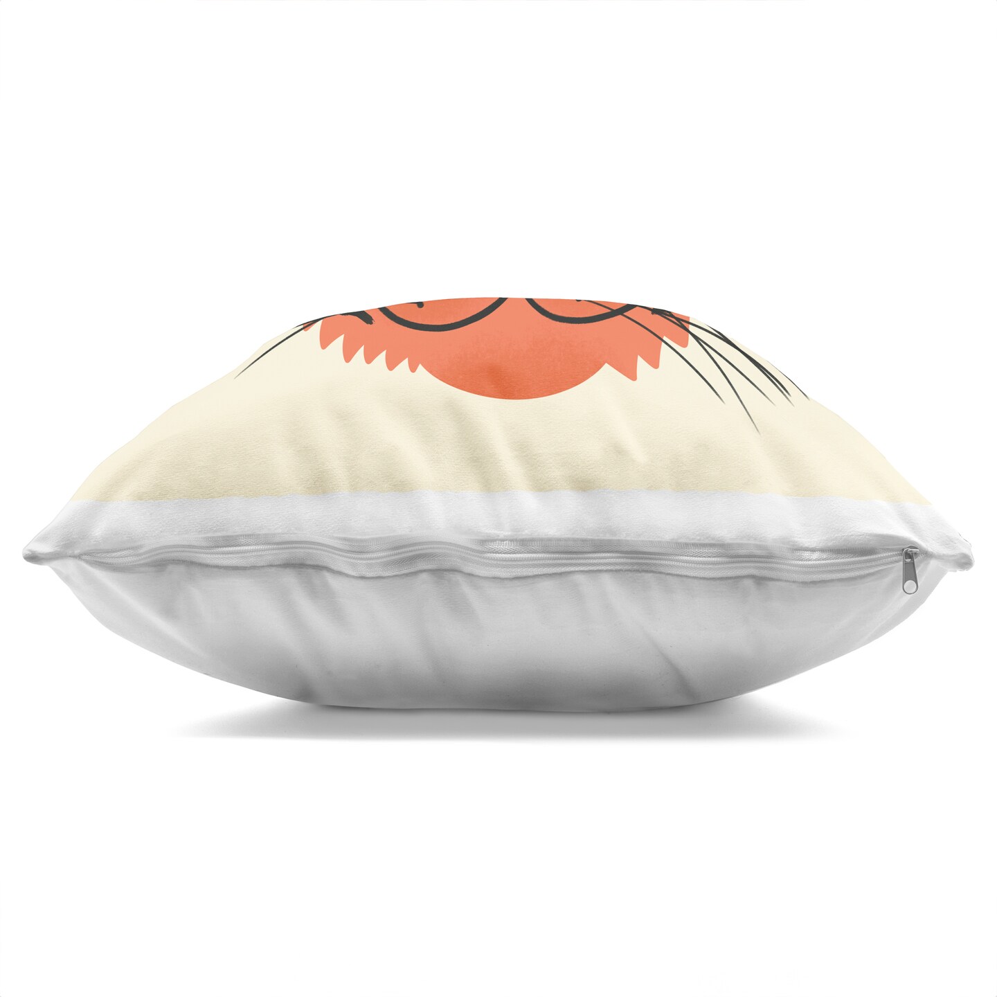 Stupell Industries Modern Wild Tiger Face Decorative Printed Pillow design by Carrie Cantwell, 18 x 7 x 18