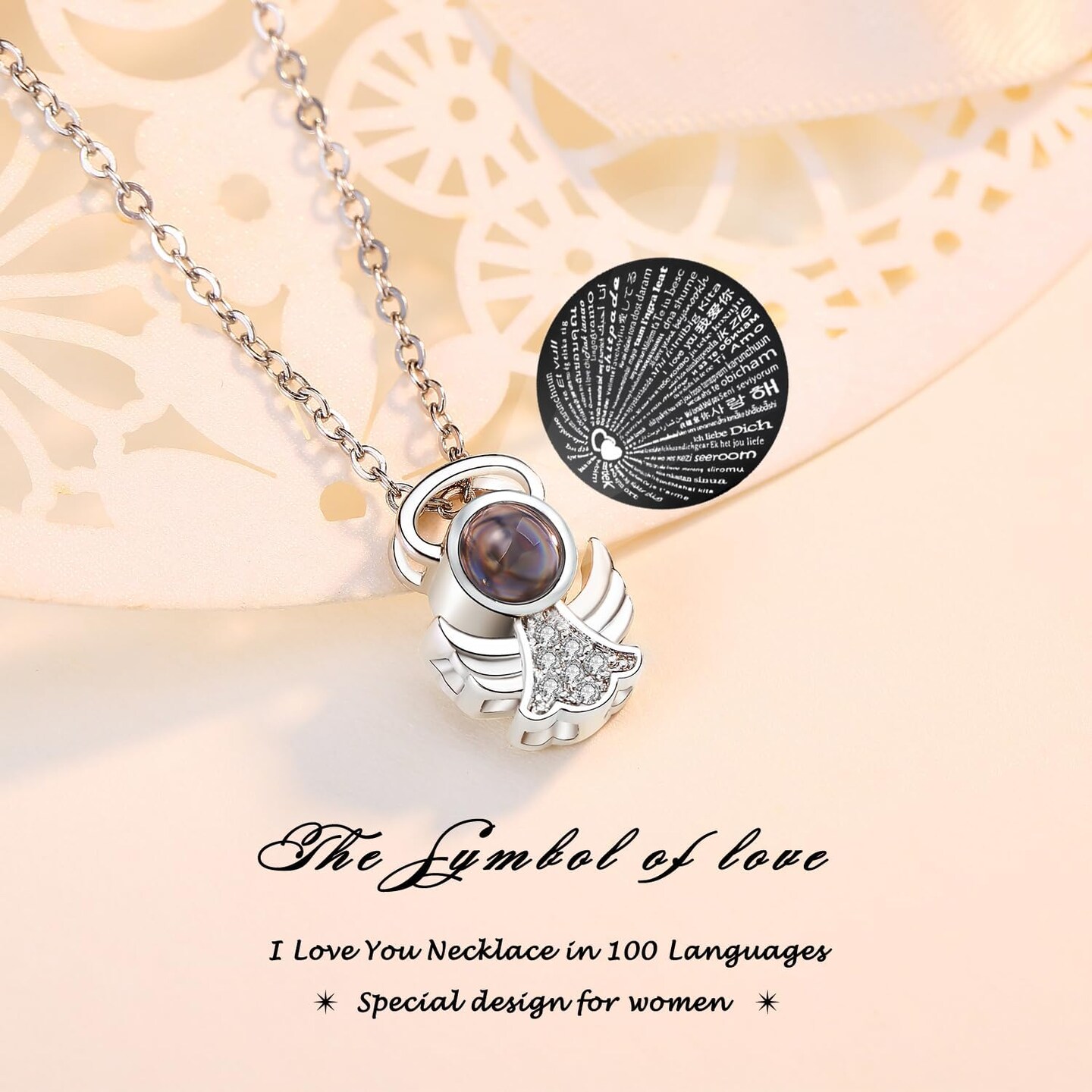 Mothers Day Rose Gifts for Mom,Sunflower Gifts for Her,Angels Figurines with 3 Sunflowers &#x26; Lighted with Necklace,Sunflower Birthday Gifts for Women Mom Wife Girlfriend