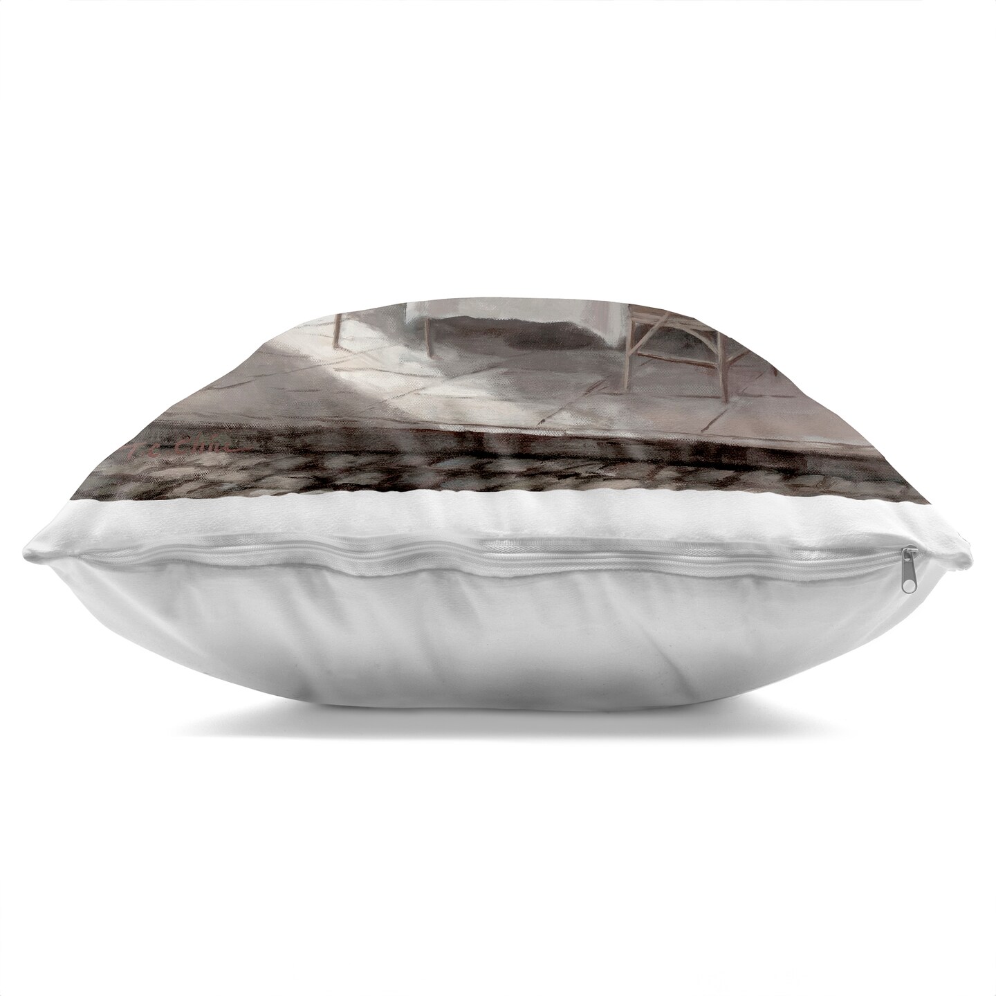Stupell Industries Warm Sunlit Bistro Decorative Printed Pillow design by T.C. Chiu, 18 x 7 x 18