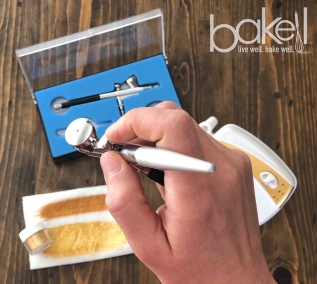 Bakell - Egyptian Gold Luster Dust (4g, 1x Jar) Edible Vegan Dust & Paint for Baking, Desserts and Beverages